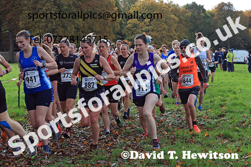 Senior women 2024 Start Fitness NEHL, Lambton Park, near Chester le Street, County Durham.   Photo: David T. Hewitson/Sports for All Pics